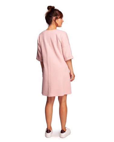 Sukienka Model B233 Powder Pink - BeWear