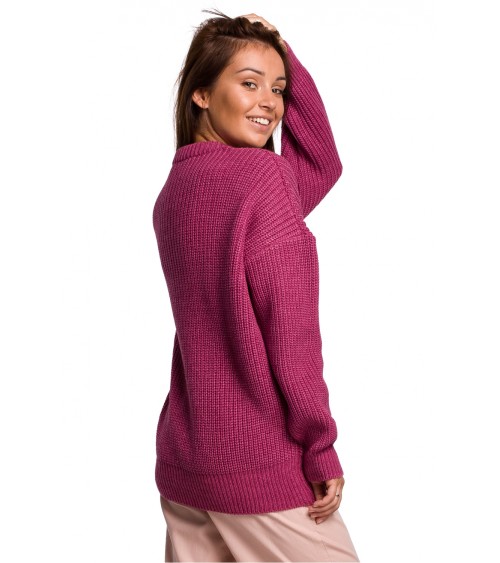 Sweter Damski Model BK052 Wrzos - BE Knit