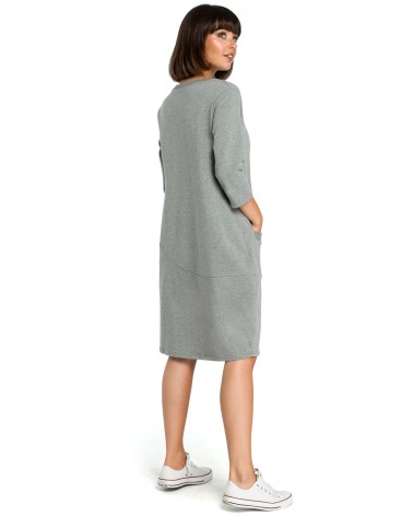 Sukienka Model B083 Grey - BeWear