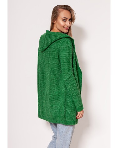 Sweter Kardigan Model PA018 Green - MKM