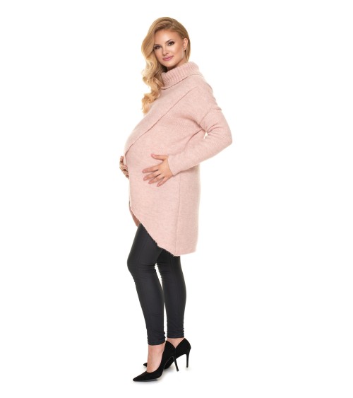 Sweter Ciążowy Model 30078 Pink - PeeKaBoo
