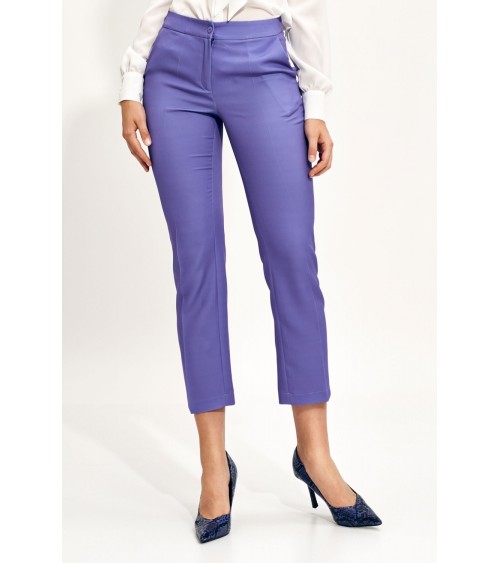 Spodnie Fioletowe spodnie chino SD70 Violet - Nife