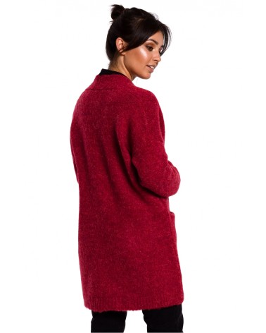 Sweter Kardigan Model BK034 Malina - BE Knit