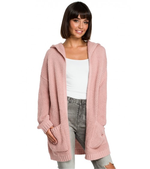 Sweter Damski Model BK002 Pink - BE Knit