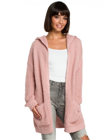 Sweter Damski Model BK002 Pink - BE Knit