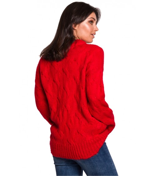 Sweter Damski Model BK038 Red - BE Knit