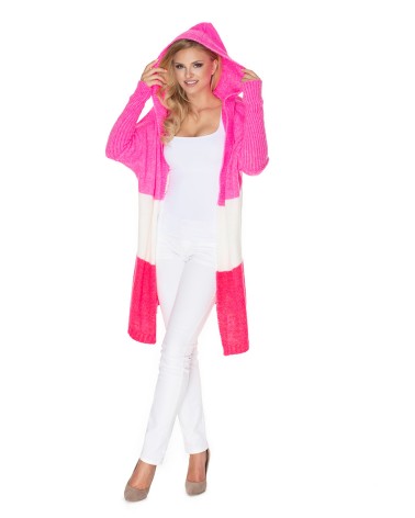 Sweter Kardigan Model 30069 Pink/Fuksja - PeeKaBoo