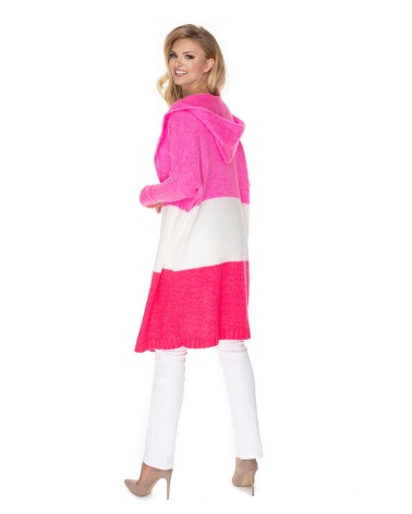 Sweter Kardigan Model 30069 Pink/Fuksja - PeeKaBoo