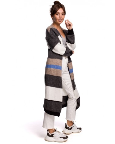 Sweter Kardigan Model BK055 Model 1 - BE Knit