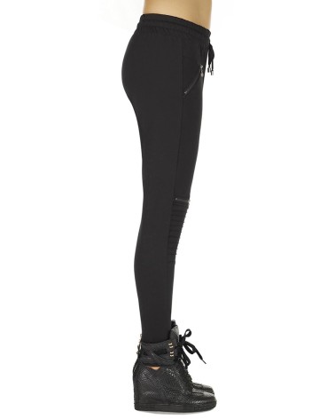 Spodnie Damskie Model Izzy Black - Bas Bleu