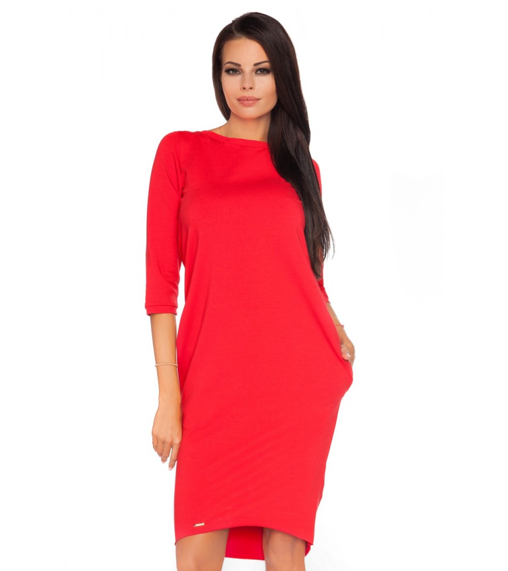 Sukienka Model Halina 6 Red - Tessita