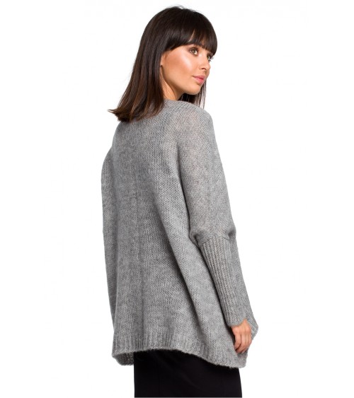 Sweter Damski Model BK018 Grey - BE Knit