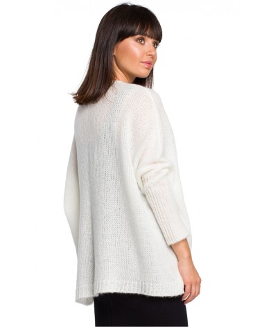 Sweter Damski Model BK018 Ecru - BE Knit