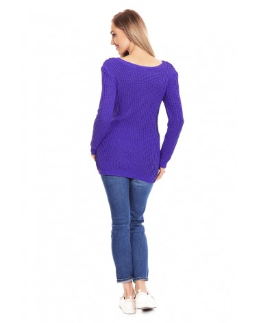 Sweter Ciążowy Model 40029 Violet - PeeKaBoo