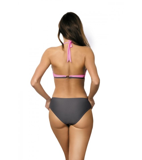Jednoczęściowy strój kąpielowy Kostium Kąpielowy Model Beatrix Ardesia-Hollywood M-337 Pink/Grey - Marko