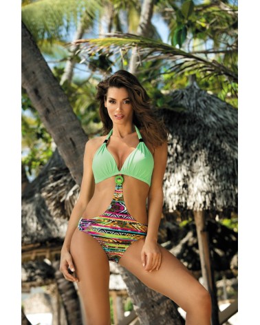 Jednoczęściowy strój kąpielowy Kostium Kąpielowy Model Anabella Freeze M-425 Green - Marko