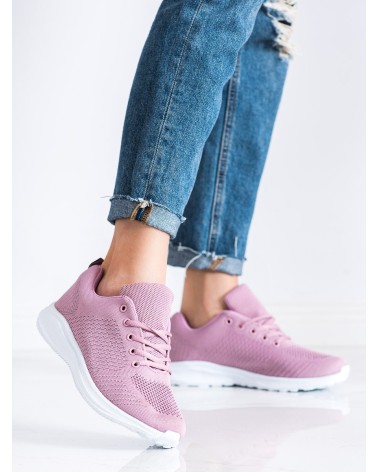 Buty sportowe damskie lekkie różowe