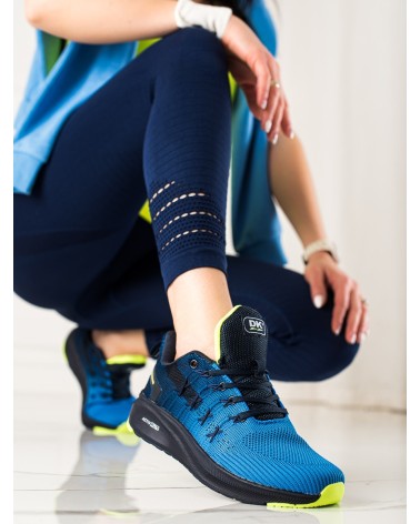 Lekkie buty sportowe damskie DK niebieskie fitness