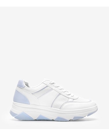 Biało niebieskie sneakersy Julissa
