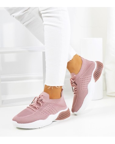 Różowe sneakersy sportowe Donatil