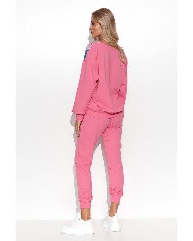 Spodnie Komplet Model M783 Baby Pink - Makadamia
