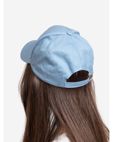 Klasyczna damska czapka z daszkiem niebieska