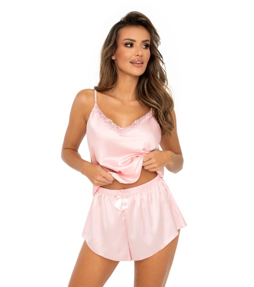Piżama Damska Model Tiffani 1/2 Pink - Donna