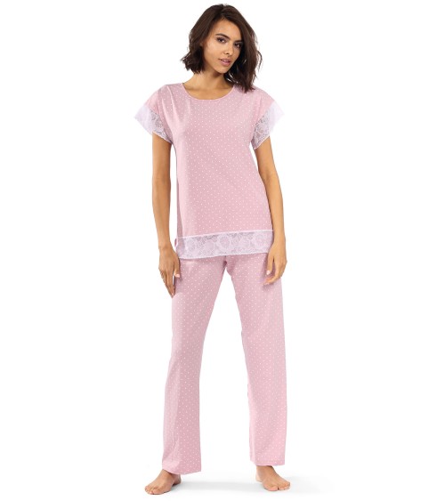 Piżama Damska Model P1524 Pink - Lorin