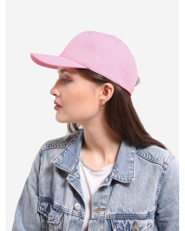Damska czapka z daszkiem różowa