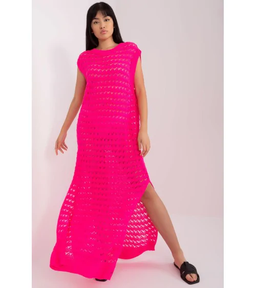 Sukienka Plażow Sukienka Model BA-SK-9003.47P Fluo Pink - Badu