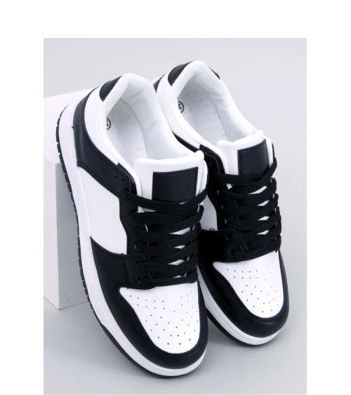 Sneakersy dwukolorowe BALLOU BLACK - Inello