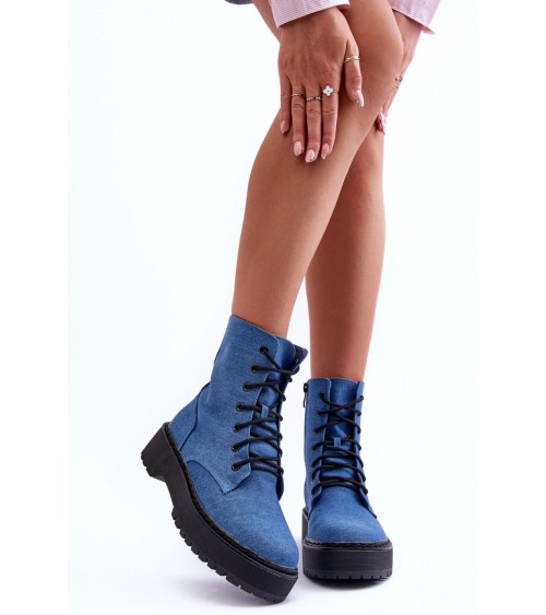 Botki Workery Model Teflorna CLS-270 Blue - Step in style