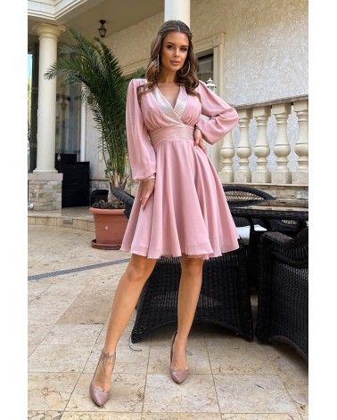 Sukienka Model 295-20 Dirty pink - Bicotone