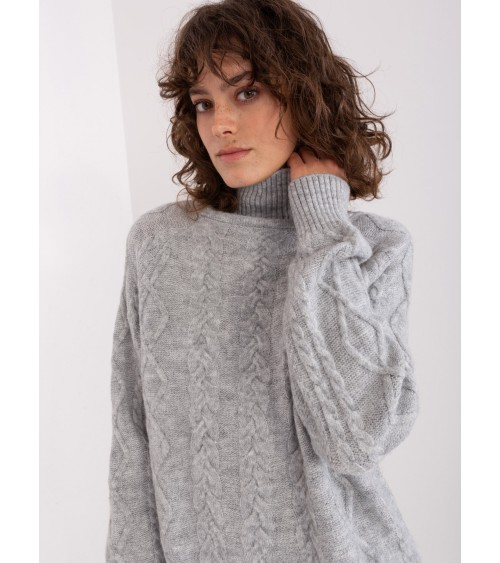 Sweter z warkoczami AT-SW-2355-2.19P