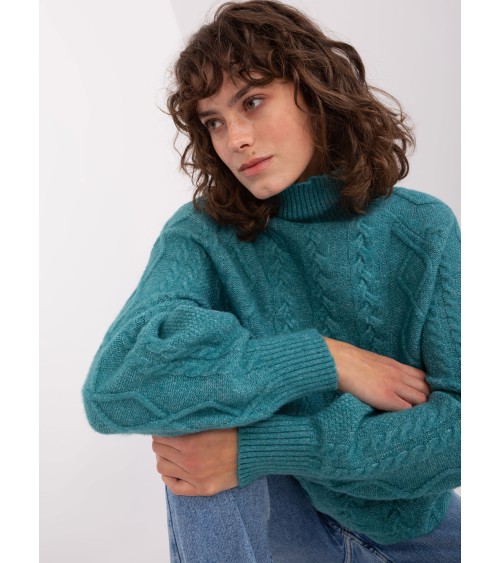 Sweter z warkoczami AT-SW-2355-2.12P
