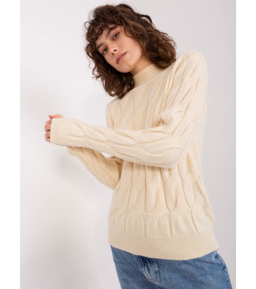 Sweter z warkoczami AT-SW-2235.00P
