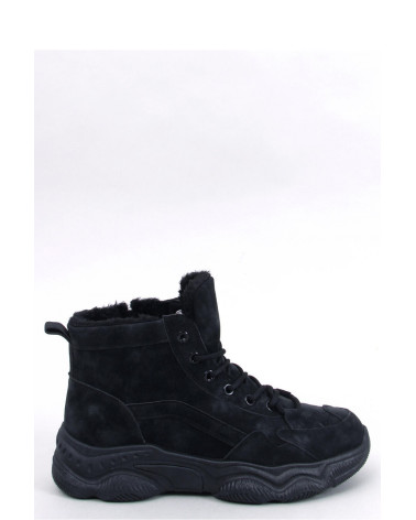 Ocieplane sneakersy zimowe ELIUS BLACK - Inello