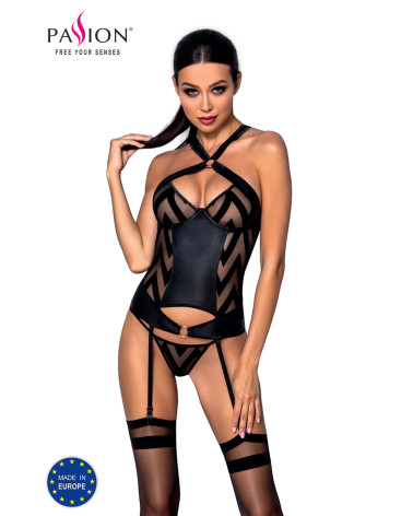 Komplet corset Model Hima Black - Passion
