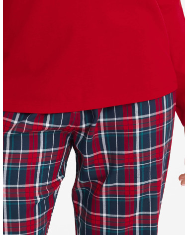 Piżama Glance 40938-33X Czerwona