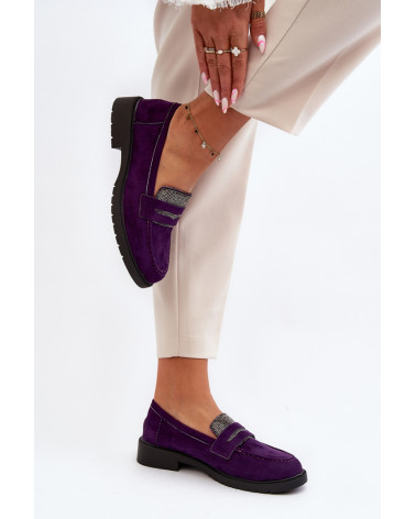 Mokasyny Model Dananei 100-337 Violet - Step in style