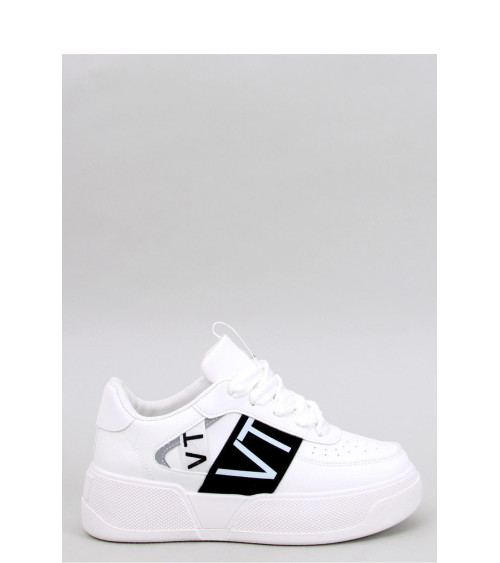 Sneakersy na platformie STERRY WHITE BLACK - Inello