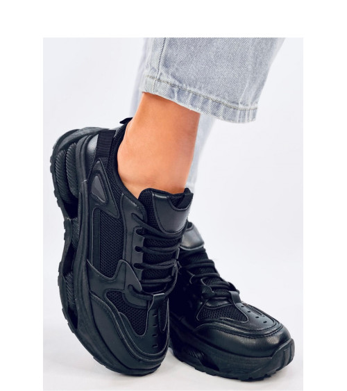 Sneakersy damskie LANCASI BLACK - Inello