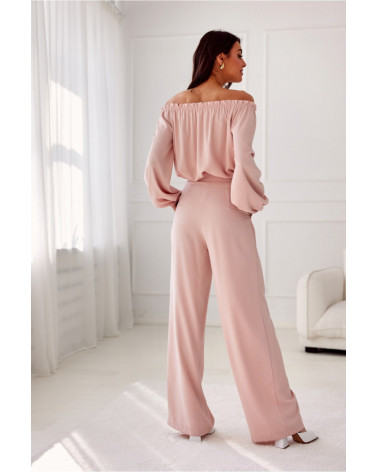 Spodnie Damskie Model Alaya ROZ SPD0032 Pink - Roco Fashion
