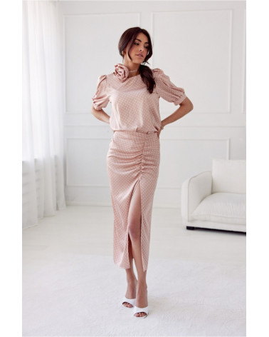 Bluzka Model Jenna ROZ BLU0179 Pink - Roco Fashion