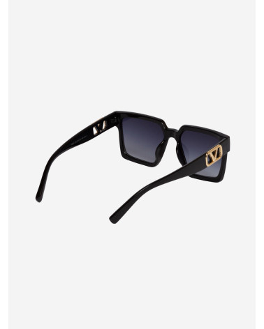 Czarne eleganckie okulary przeciwsłoneczne damskie