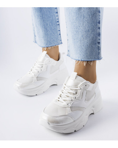 Białe sneakersy damskie Séguin