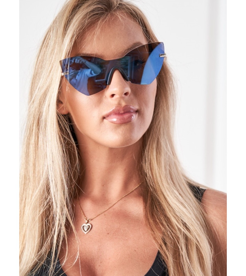 Shelovet damskie okulary przeciwsłoneczne niebieskie
