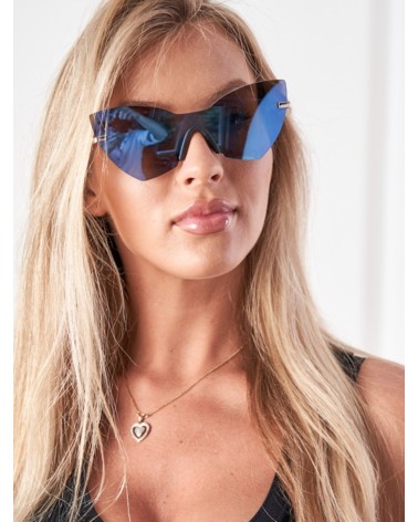 Shelovet damskie okulary przeciwsłoneczne niebieskie