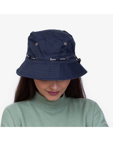 Czapka damska typu bucket hat granatowa
