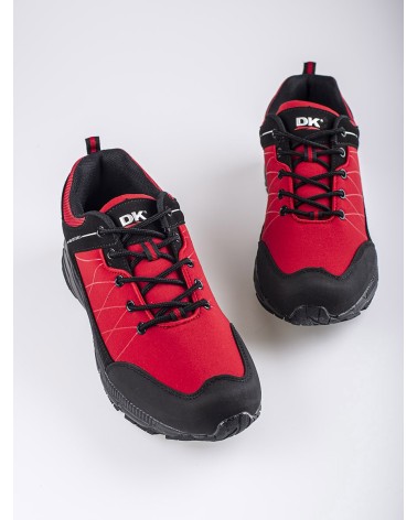 Czerwone buty trekkingowe męskie sportowe DK Softshell